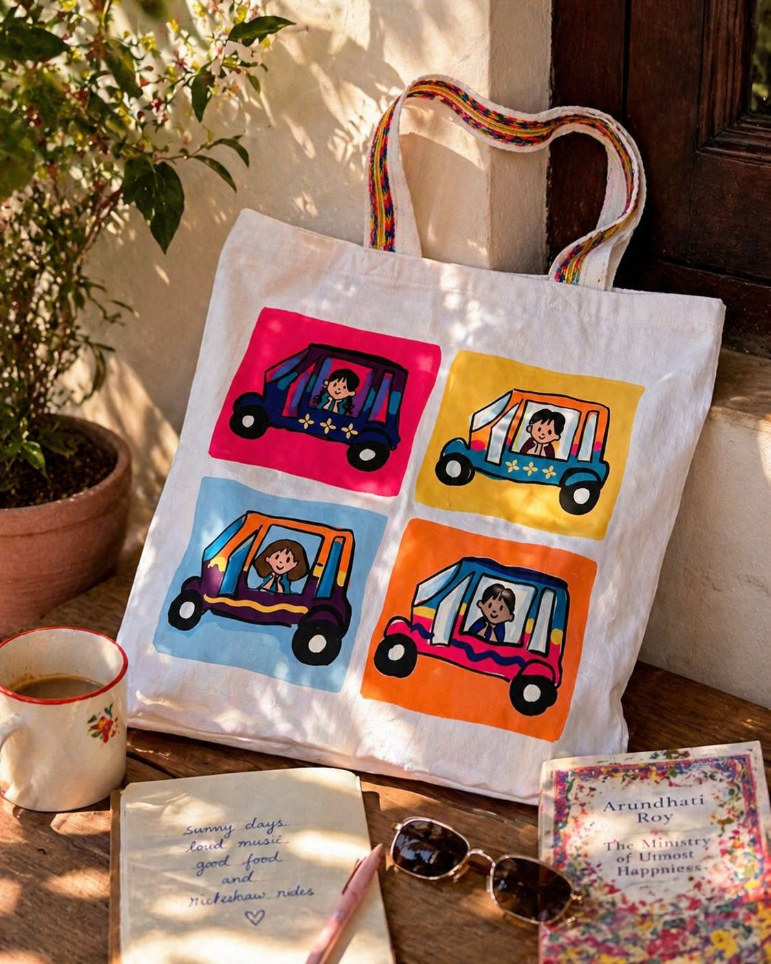 Rickshaw Tote — Pop Squares